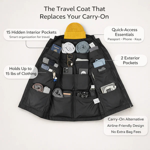 Olynae Carry-On Travel Coat